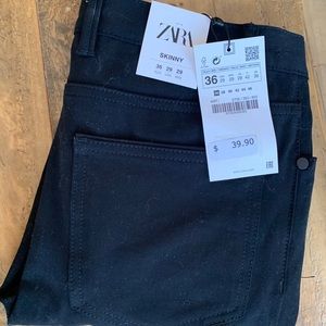 Zara Skinny Black Pants